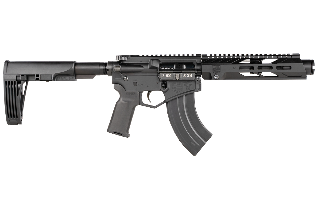 Diamondback DB15 7.62x39mm AR-Style Pistol with Tailhook Mod2 Brace – Florida AR-15 Rifle