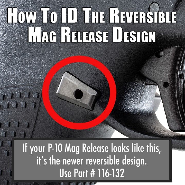 Extended Mag Release for CZ P-10 – Reversible