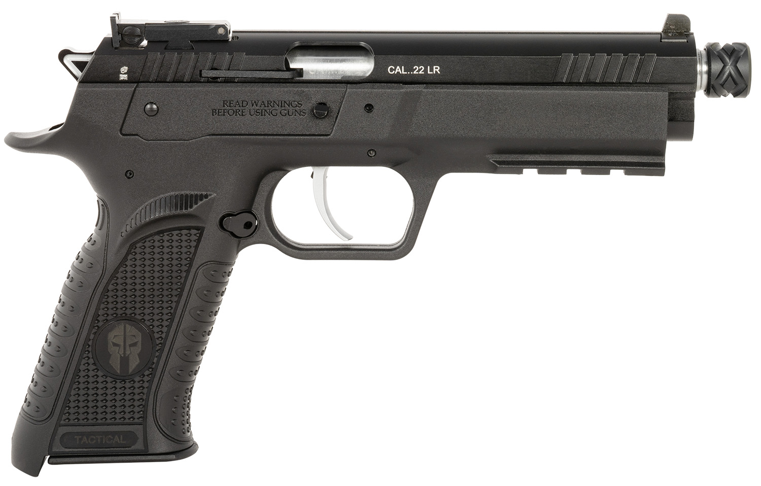 Tanfoglio TFFTAC22AS Force Tactical .22 LR 4.40″ Threaded