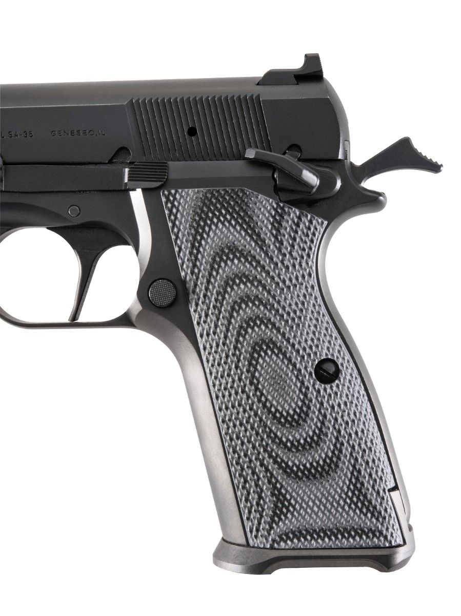 Magwell Cut Grips by LOK Grips for Springfield SA-35 Equipped with an Apex Low-Profile Magwell Magwell Cut Grips by LOK Grips for Springfield SA-35 Equipped with an Apex Low-Profile Magwell - Springfield - Sunshine Gun Shop