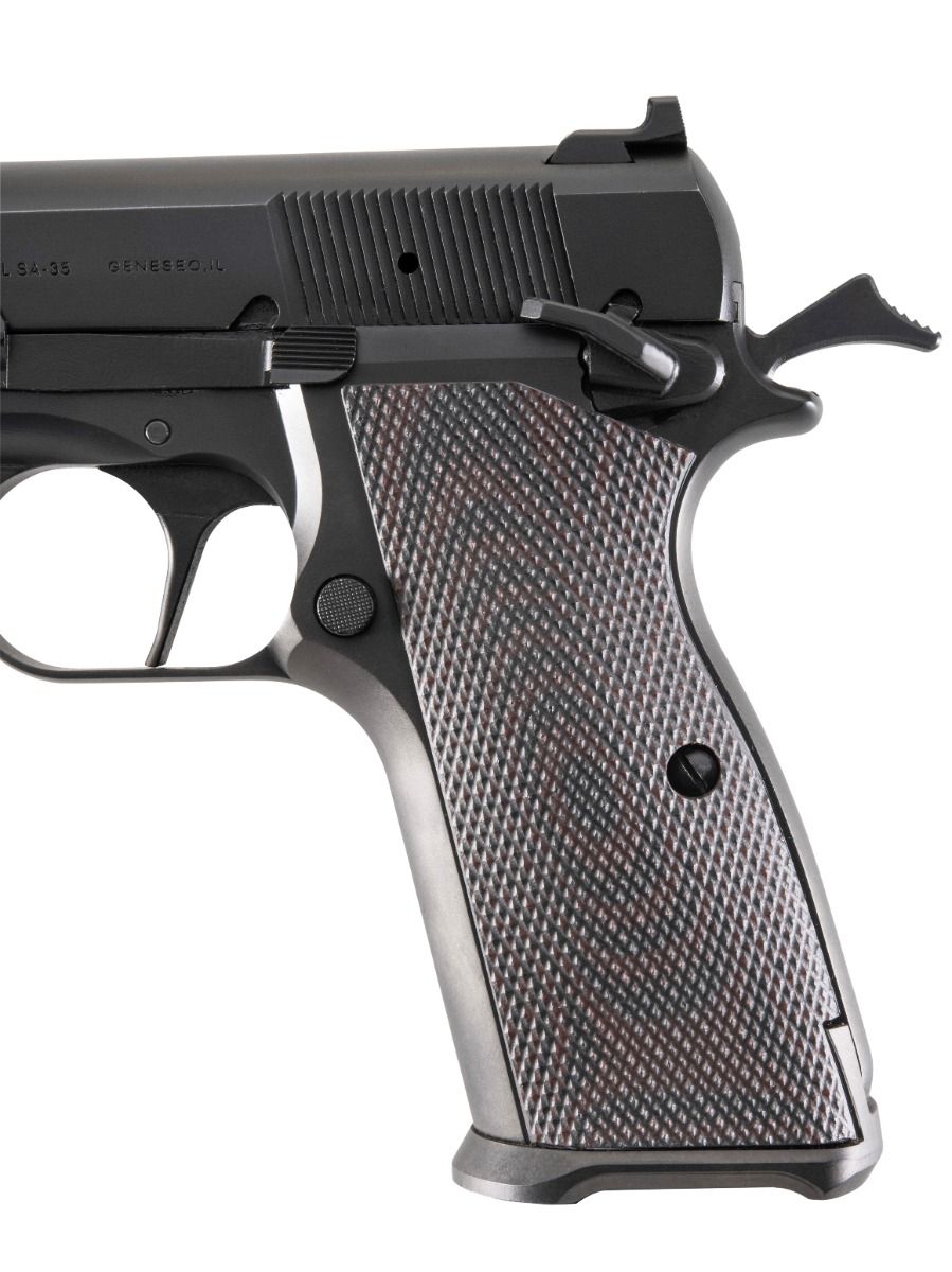Magwell Cut Grips by LOK Grips for Springfield SA-35 Equipped with an Apex Low-Profile Magwell Magwell Cut Grips by LOK Grips for Springfield SA-35 Equipped with an Apex Low-Profile Magwell - Springfield - Sunshine Gun Shop