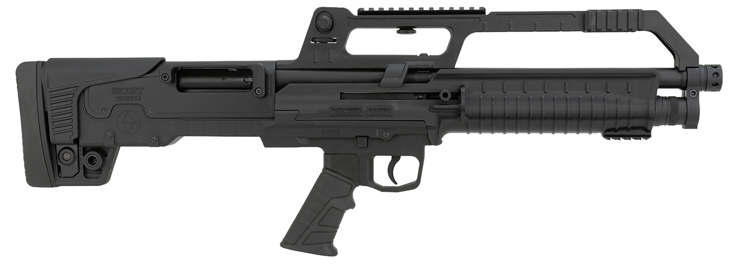 Escort HEBA41180001 BullTac SA 410 Gauge Semi-Auto 3″ 5+1 18″ Black Stainless Steel Barrel, Black Aluminum/Polymer Receiver w/Picatinny Rail, Black Bullpup Synthetic Stock, Black Grip Escort HEBA41180001 BullTac SA 410 Gauge Semi-Auto 3″ 5+1 18″ Black Stainless Steel Barrel, Black Aluminum/Polymer Receiver w/Picatinny Rail, Black Bullpup Synthetic Stock, Black Grip - Semi Auto Shotguns - Sunshine Gun Shop