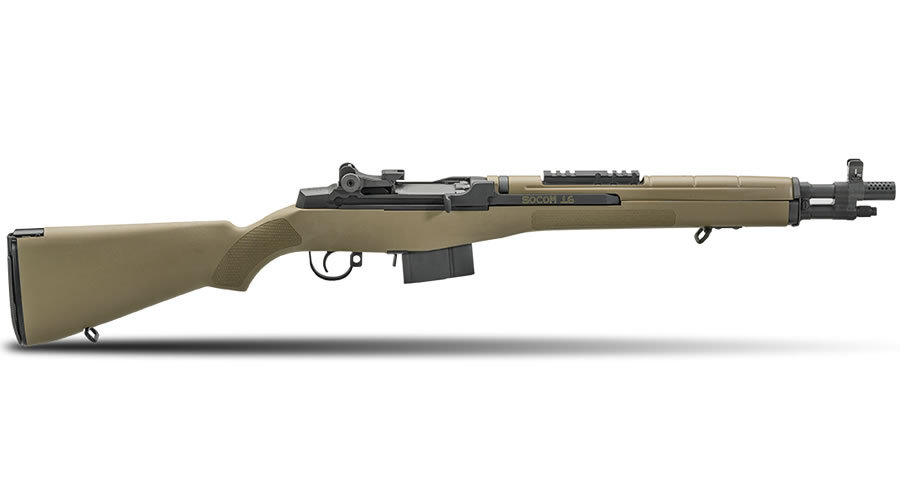 Springfield M1A Socom 16 308 with FDE Composite Stock Springfield M1A Socom 16 308 with FDE Composite Stock - Firearms - Sunshine Gun Shop