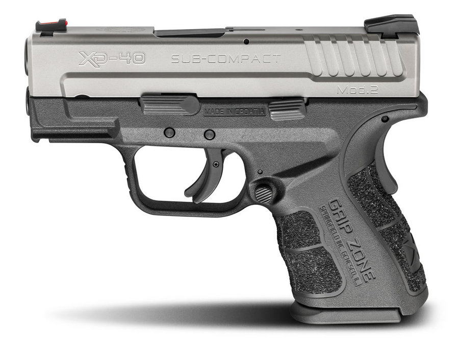 Springfield Mod.2 40 S&W Sub-Compact Bi-Tone with GripZone (Compliant) Springfield Mod.2 40 S&W Sub-Compact Bi-Tone with GripZone (Compliant) - Firearms - Sunshine Gun Shop