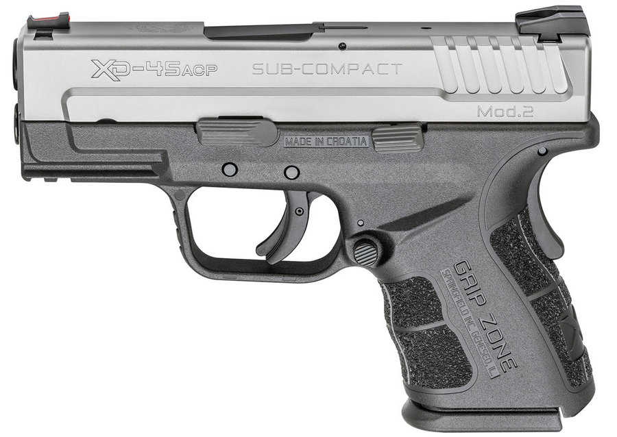Springfield XD Mod.2 45ACP Sub-Compact Bi-tone Essentials Package with GripZone Springfield XD Mod.2 45ACP Sub-Compact Bi-tone Essentials Package with GripZone - Firearms - Sunshine Gun Shop