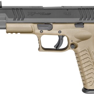 Springfield XDM .45ACP 4.5 Flat Dark Earth (FDE) Essentials Package with Threaded Barrel - Firearms | Sunshine Gun Shop