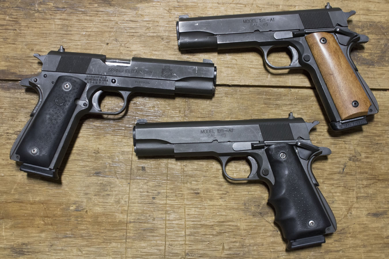 Springfield 1911-A1 45 ACP Police Trade-ins (Fair Condition) Springfield 1911-A1 45 ACP Police Trade-ins (Fair Condition) - Firearms - Sunshine Gun Shop