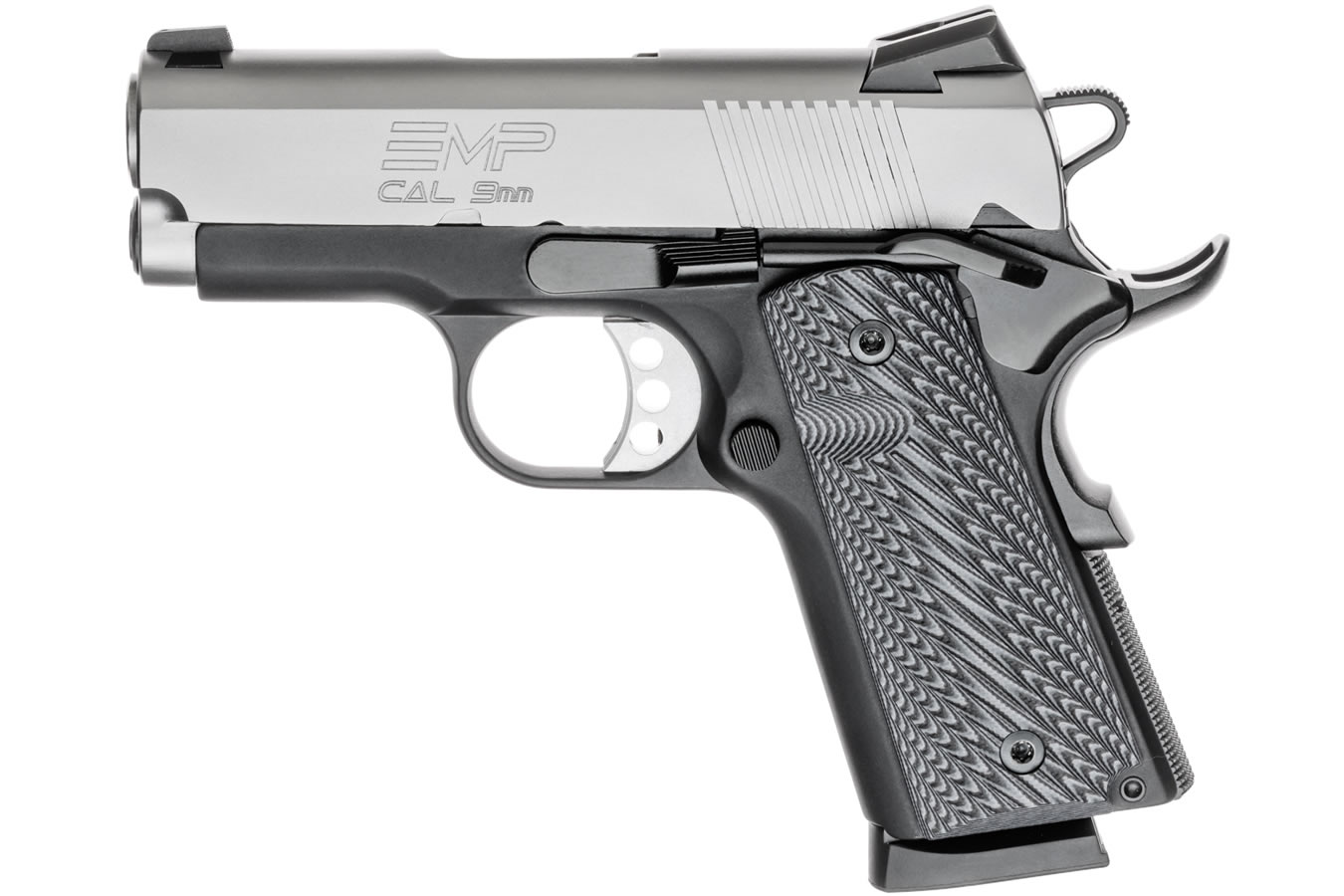 Springfield 1911 EMP 9mm Essentials Package with G-10 Grips Springfield 1911 EMP 9mm Essentials Package with G-10 Grips - Firearms - Sunshine Gun Shop