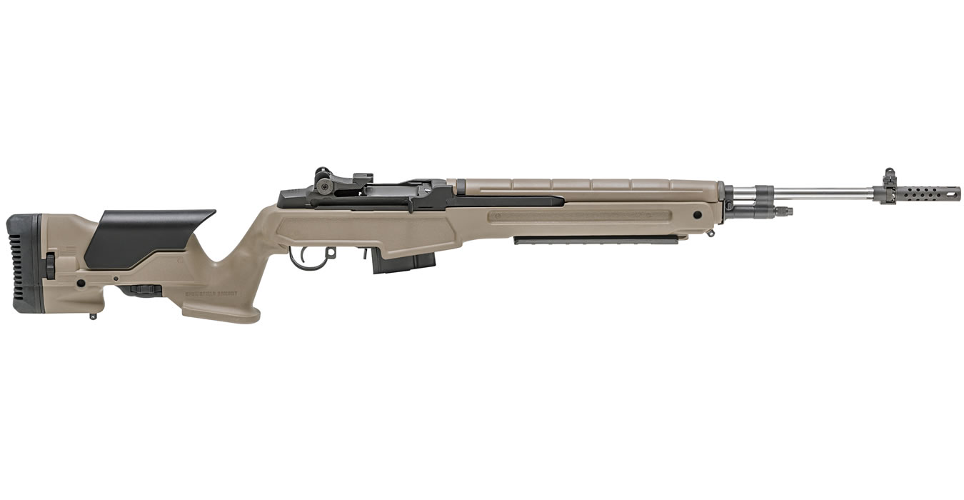 Springfield M1A Loaded 6.5 Creedmoor with FDE Precision Adjustable Stock and Stainless Barrel Springfield M1A Loaded 6.5 Creedmoor with FDE Precision Adjustable Stock and Stainless Barrel - Firearms - Sunshine Gun Shop