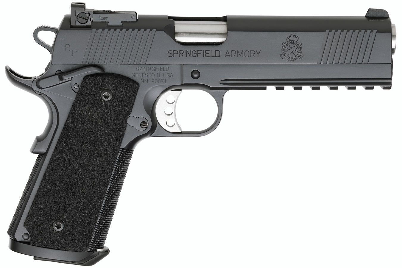 Springfield 1911 TRP Operator 45 ACP Black Armory Kote with Full-Length Integral Rail (CA Co Springfield 1911 TRP Operator 45 ACP Black Armory Kote with Full-Length Integral Rail (CA Co - Firearms - Sunshine Gun Shop
