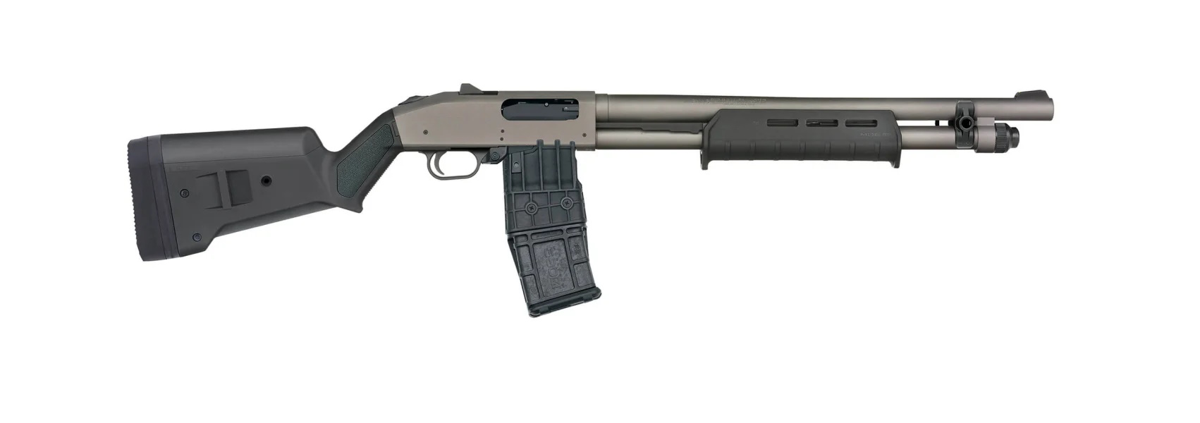 Mossberg 590M 12ga 18.5in Tungsten Cerakote 10+1 Mossberg 590M 12ga 18.5in Tungsten Cerakote 10+1 - Pump Action Shotguns - Sunshine Gun Shop