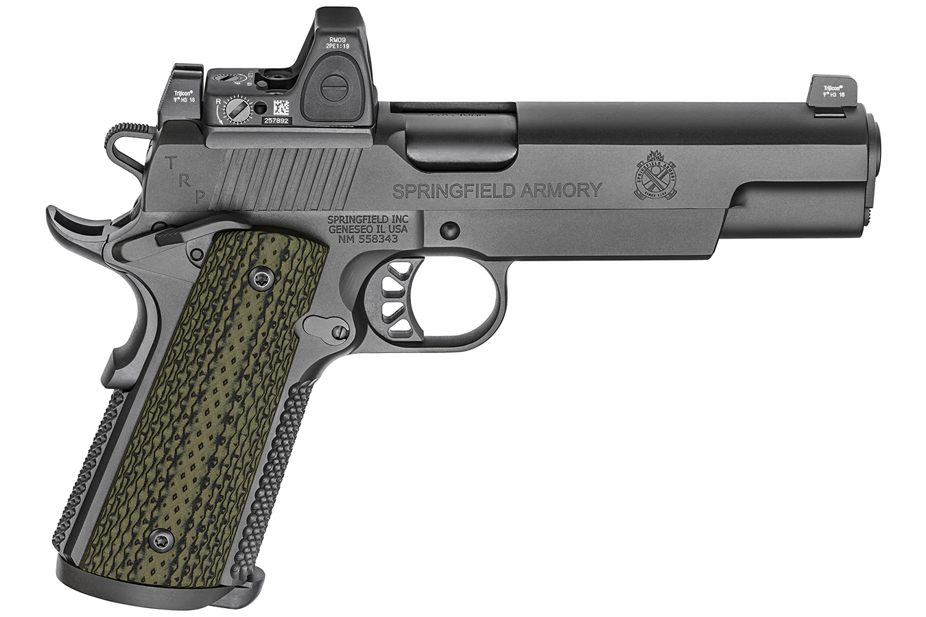Springfield 1911 TRP 10mm with Trijicon RMR Reflex Sight and Range Bag Springfield 1911 TRP 10mm with Trijicon RMR Reflex Sight and Range Bag - Firearms - Sunshine Gun Shop