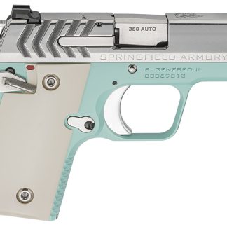 Springfield 911 .380 ACP Carry Conceal Pistol with Vintage Blue Cerakote/Stainless Finish - Pistols | Sunshine Gun Shop