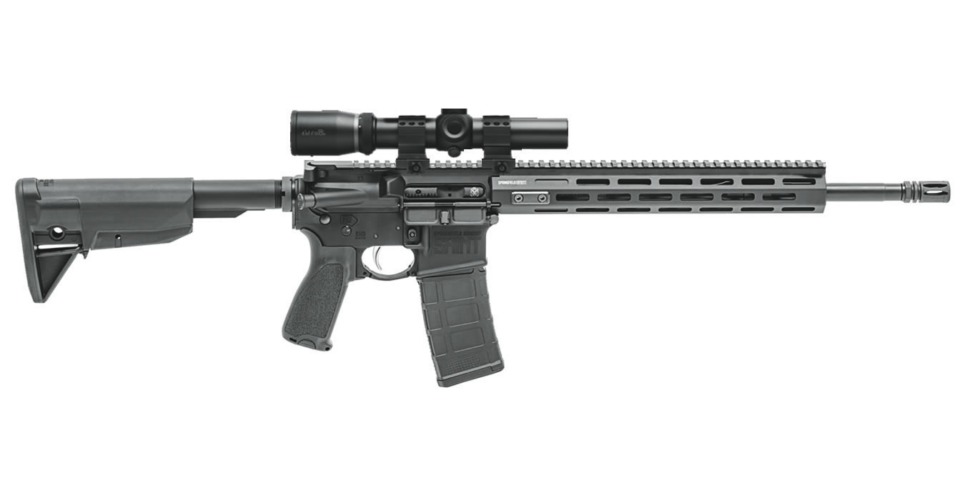 Springfield Saint 5.56mm Free Float Handguard Semi-Auto Rifle with Burris Scope and Mount Springfield Saint 5.56mm Free Float Handguard Semi-Auto Rifle with Burris Scope and Mount - Rifles - Sunshine Gun Shop