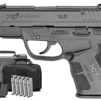 Springfield XD-E 45 ACP DA/SA Instant Gear Up Package with 5 Mags and Range Bag - Firearms | Sunshine Gun Shop