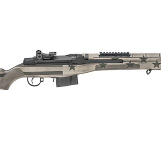 Springfield M1A Scout Squad 308 with Sand/OD Green American Flag Stock (Display Model) - Firearms - Sunshine Gun Shop