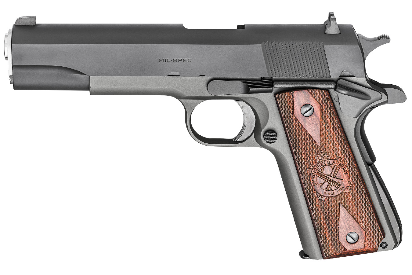 Springfield 1911 Mil-Spec 45 ACP Parkerized (CA Compliant) Springfield 1911 Mil-Spec 45 ACP Parkerized (CA Compliant) - Firearms - Sunshine Gun Shop