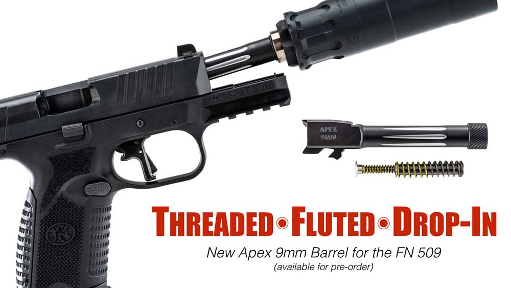 Apex Direct Drop-In Barrel for FN509 - 5.00 inch Apex Direct Drop-In Barrel for FN509 - 5.00 inch - Barrels - Sunshine Gun Shop
