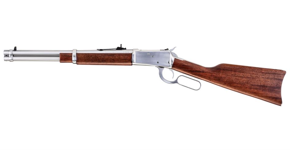 Rossi R92 44 Mag Lever-Action Carbine with Stainless Finish and Brazilian Hardwood Stock Rossi R92 44 Mag Lever-Action Carbine with Stainless Finish and Brazilian Hardwood Stock - Rifles - Sunshine Gun Shop