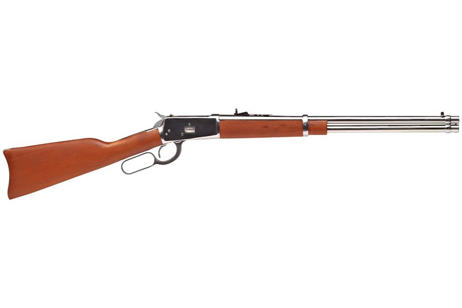 Rossi R92 45 Colt Lever-Action Rifle with Polished Stainless Finish and Brazilian Hard Rossi R92 45 Colt Lever-Action Rifle with Polished Stainless Finish and Brazilian Hard - Rifles - Sunshine Gun Shop