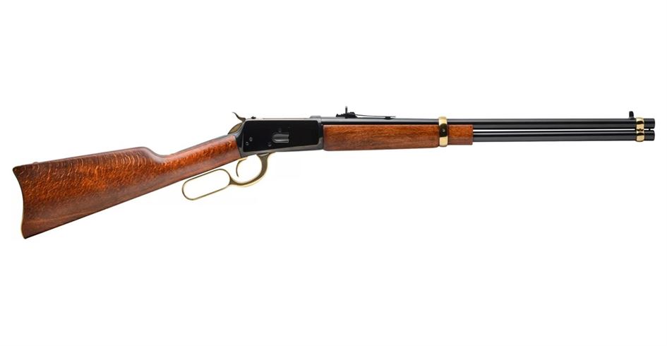Rossi R92 44 Mag Lever-Action Rifle with Brazilian Hardwood Stock and Gold Accents Rossi R92 44 Mag Lever-Action Rifle with Brazilian Hardwood Stock and Gold Accents - Rifles - Sunshine Gun Shop