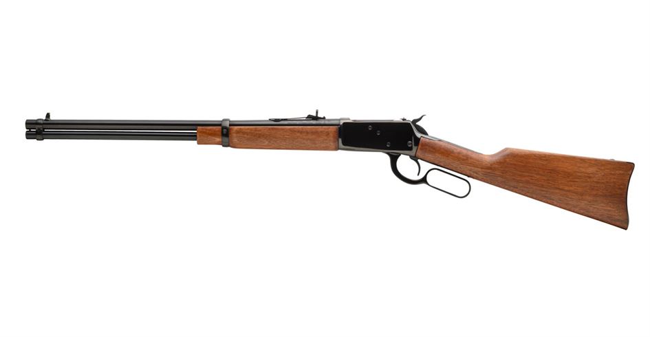 Rossi R92 44 Mag Lever-Action Carbine with Polished Black Finish and Brazilian Hardwood Stock Rossi R92 44 Mag Lever-Action Carbine with Polished Black Finish and Brazilian Hardwood Stock - Rifles - Sunshine Gun Shop