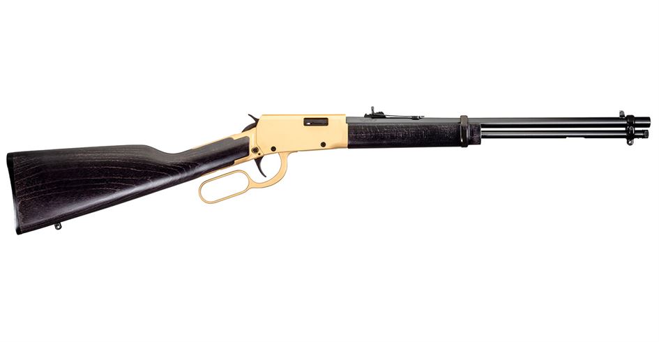 Rossi Rio Bravo 22LR Lever-Action Rifle with Gold Receiver and Hardwood Stock Rossi Rio Bravo 22LR Lever-Action Rifle with Gold Receiver and Hardwood Stock - Rifles - Sunshine Gun Shop