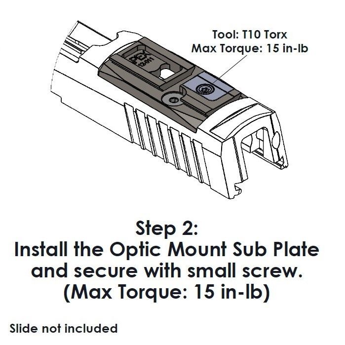 Apex Optic Mount for ACRO/MPS* - Sig P320 RX and RX Pro Apex Optic Mount for ACRO/MPS* - Sig P320 RX and RX Pro - Optics - Sunshine Gun Shop