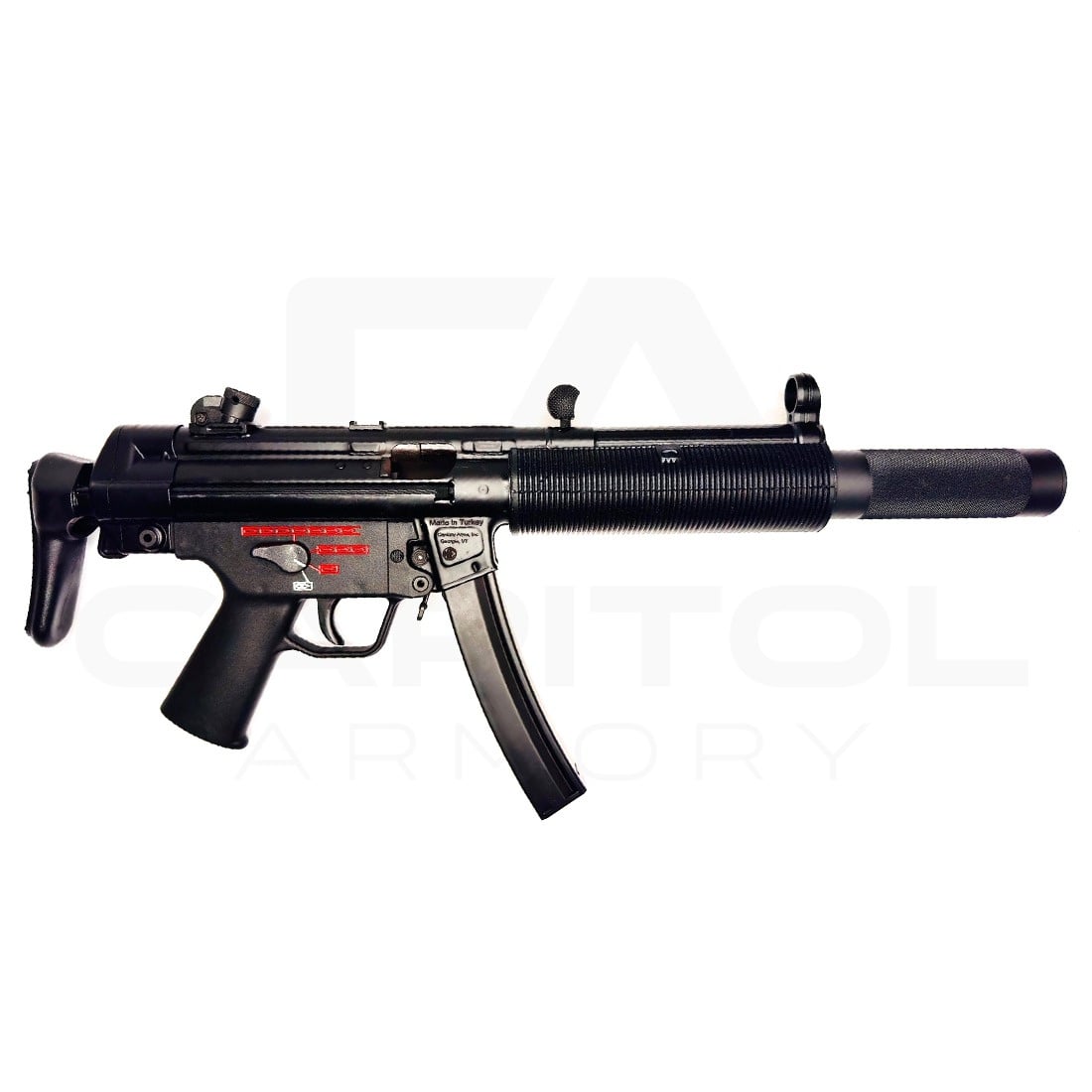 Breacher's Custom Guns AP5SD SBR — 9mm Suppressed Short Barrel Rifle Breacher's Custom Guns AP5SD SBR — 9mm Suppressed Short Barrel Rifle - NFA Items - Sunshine Gun Shop