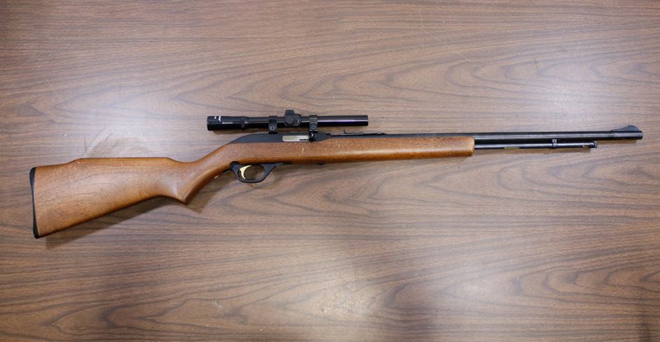 Marlin 60 22LR Police Trade-In Rifle with Optic Marlin 60 22LR Police Trade-In Rifle with Optic - Marlin Used Gun Collection - Sunshine Gun Shop